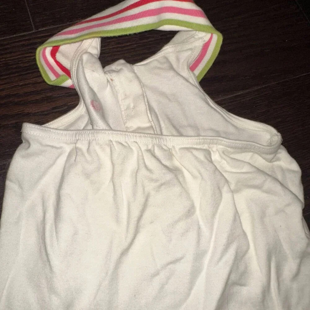 Gymboree vintage Cherry Shorts & White Halter Top